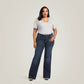 Ariat Women's Trouser Perfect Rise Aisha Wide Leg Jean
