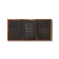 Ariat Trifold Basketweave Shield Wallet