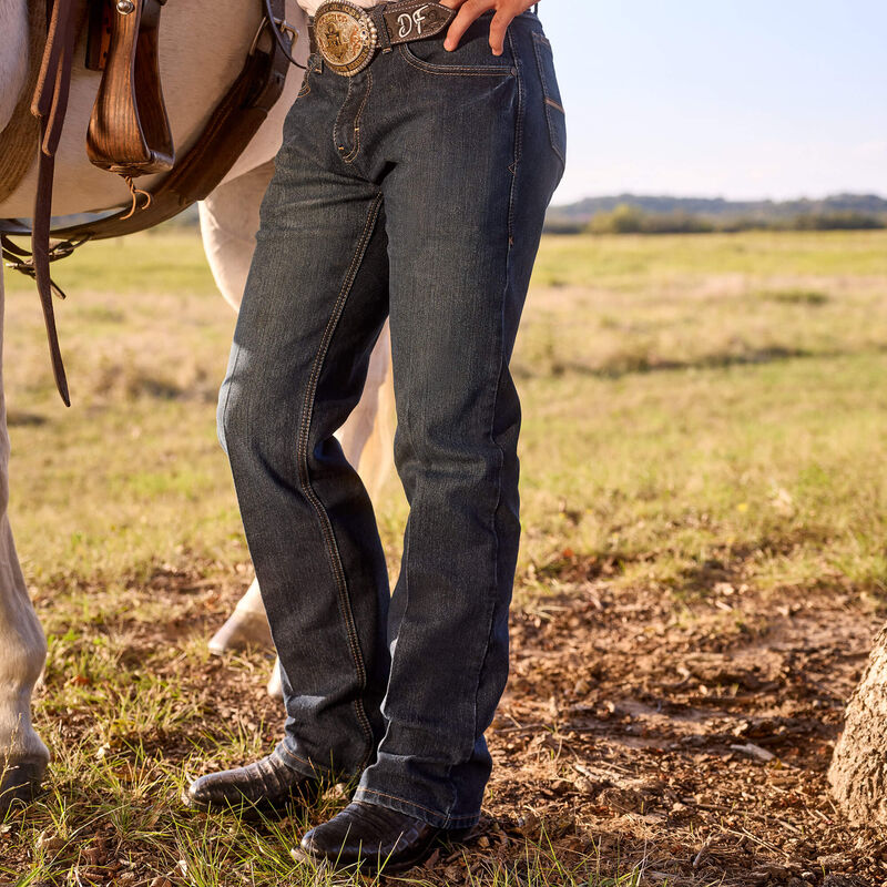 Ariat M4 Relaxed Stretch Pro Series Ray Boot Cut Jean in Blackstone
