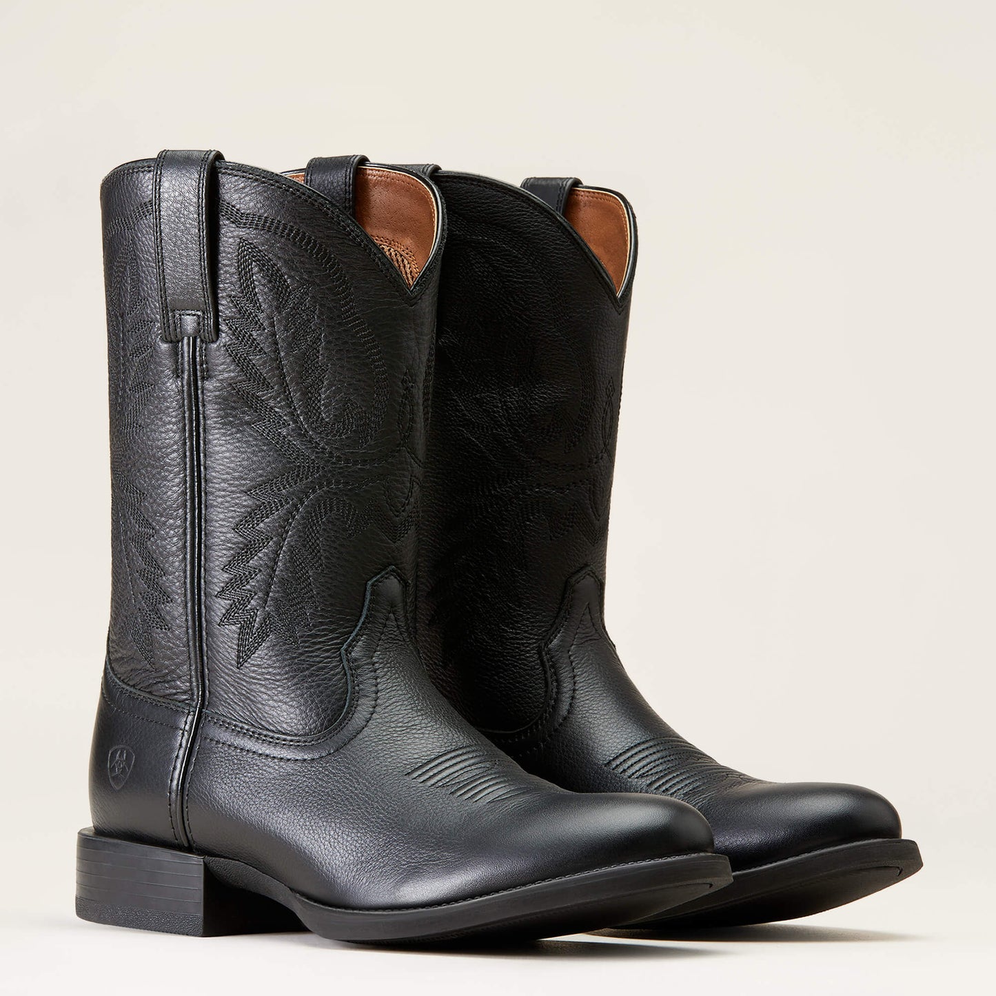 Ariat Sport Black Deertan Stratten Cowboy Boot