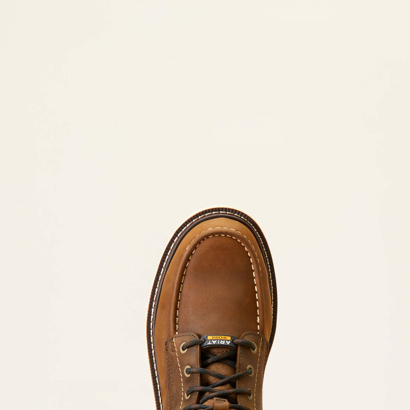 Ariat Rebar Lift 6" Waterproof Composite Toe Work Boot in Distressed Brown