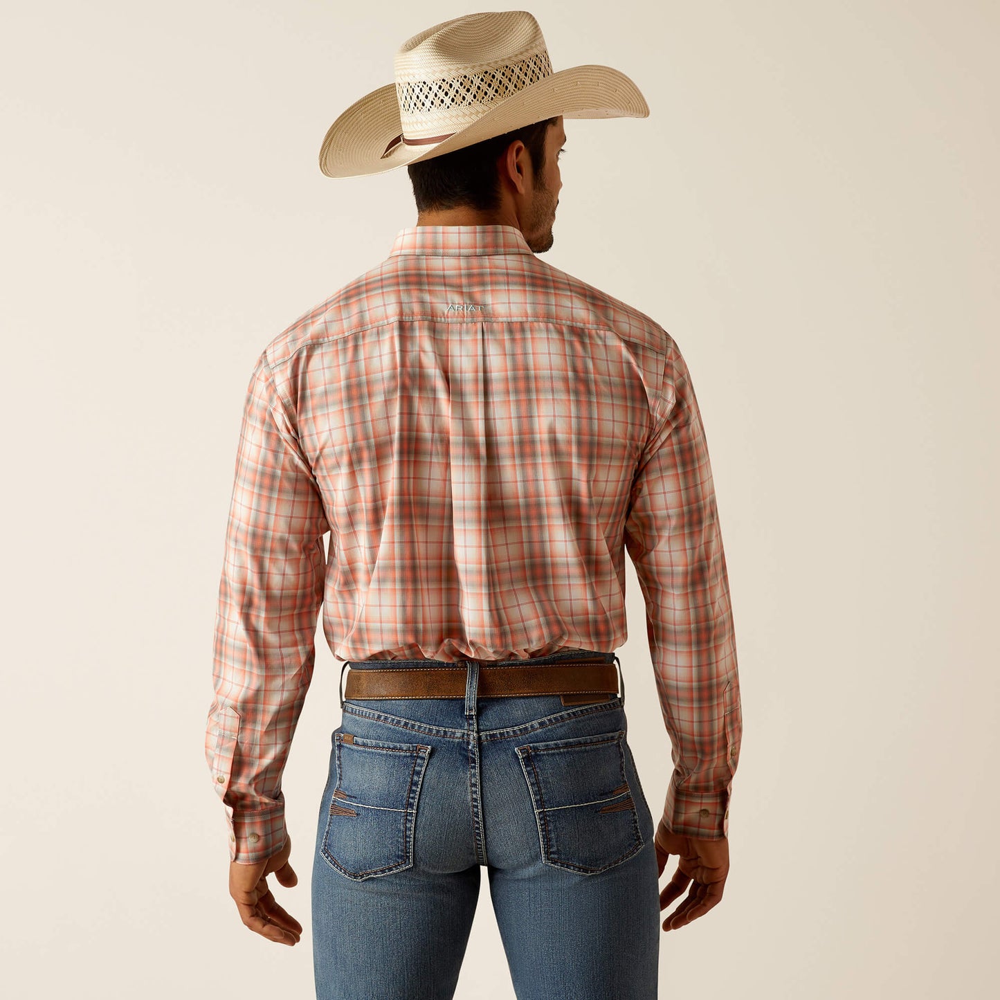 Ariat Pro Series Knox Classic Fit Coral Shirt