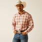 Ariat Pro Series Knox Classic Fit Coral Shirt