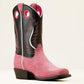 Ariat Futurity Fort Worth Haute Pink Suede Western Boot