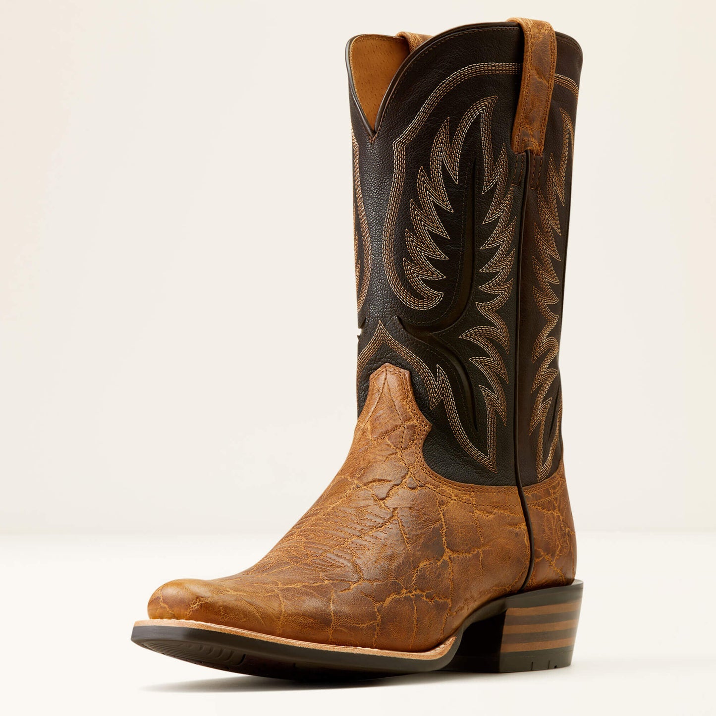 Ariat Men's Stadtler Smoked Tan/Aging Barrel Cowboy Boot