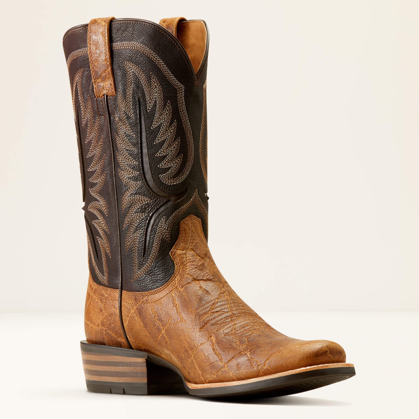 Ariat Men's Stadtler Smoked Tan/Aging Barrel Cowboy Boot