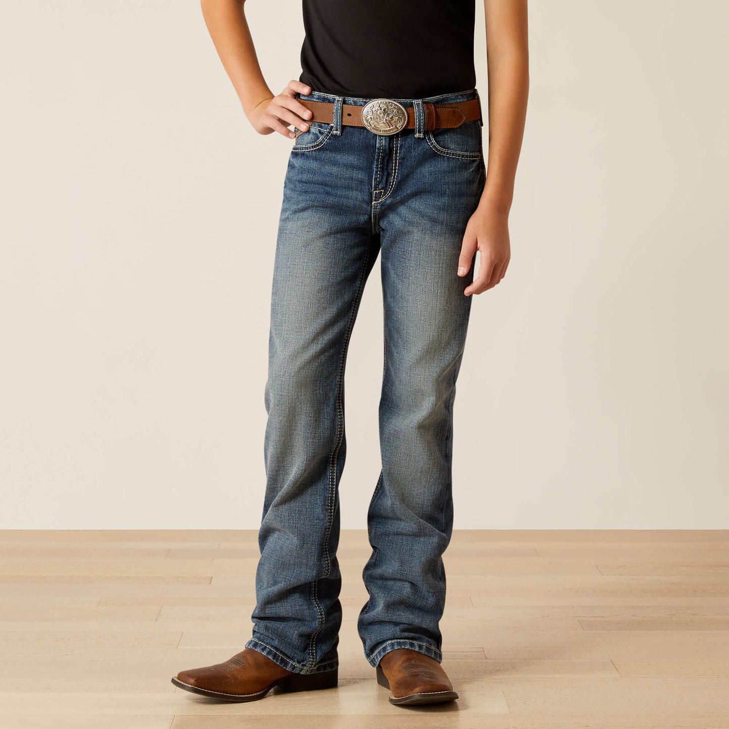 Ariat Boy's B4 Relaxed Challenger Boot Cut Jeans