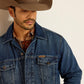 Ariat Men's Blanket Lined Trucker Jacket in Victor