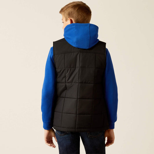 Ariat Boy's Black Crius Insulated Vest