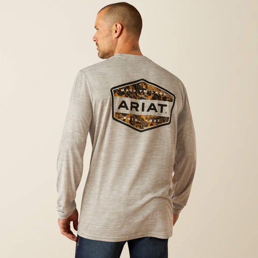 Ariat Men's Charger Muddy Shield Long Sleeve Tee