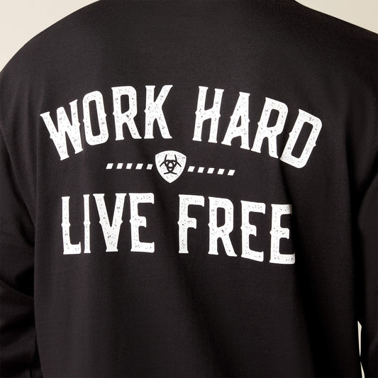 Ariat Men's Rebar Cotton Strong Work Hard Live Free Tee