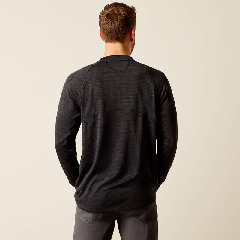 Ariat Black Rebar Gridwork Crewneck T-Shirt