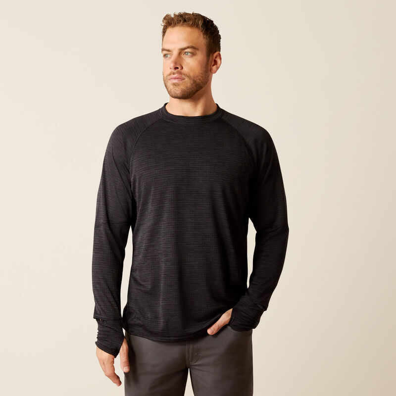 Ariat Black Rebar Gridwork Crewneck T-Shirt