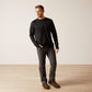 Ariat Black Rebar Gridwork Crewneck T-Shirt