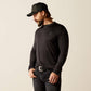 Ariat Men's Black Charger Logo Long Sleeve Tee