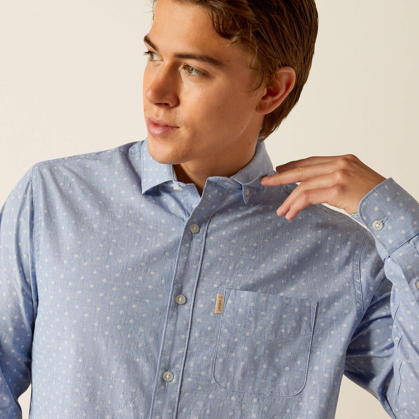 Ariat Men's Blue Memphis Modern Fit Shirt