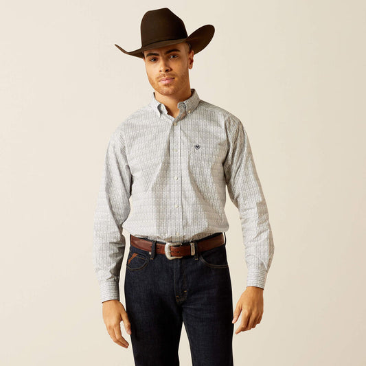 Ariat Men's Reign White Classic Fit Shirt