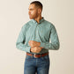 Ariat Men's Teal Wrinkle Free Gus Classic Fit Shirt