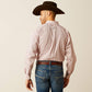 Ariat Wrinkle Free Larson Light Blue and Rust Classic Fit Shirt