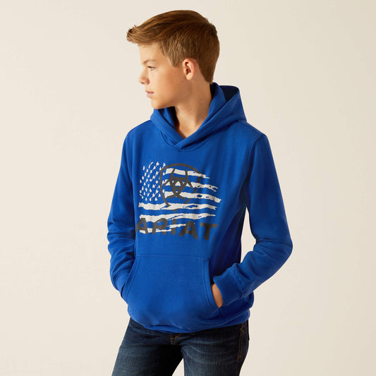 Ariat Boy's Surf The Web Breakthru Hoodie