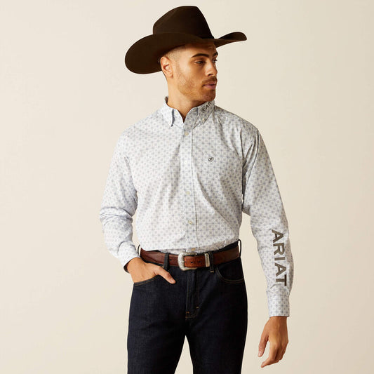 Ariat Men's Light Blue Team Kody Classic Fit Shirt