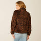 Ariat Women's Berber Lila Leopard Snap Front Sweatshirt