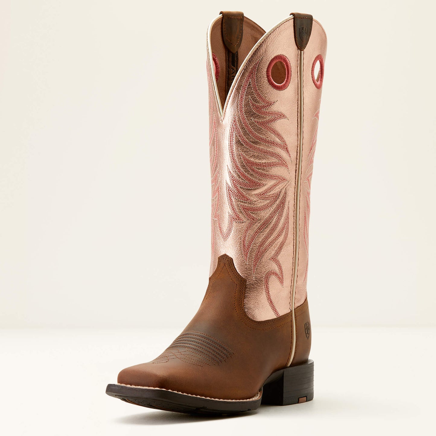 Ariat Women's Round Up Ryder Golden Pink Western Boot