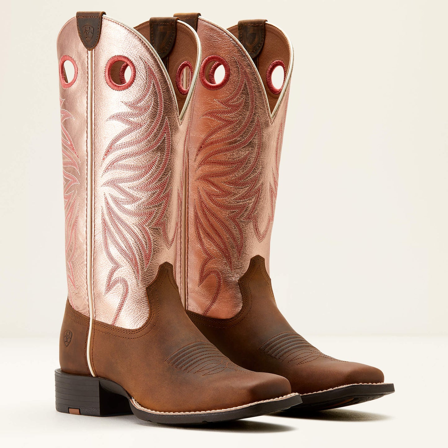 Ariat Women's Round Up Ryder Golden Pink Western Boot