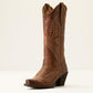 Round Up Collins D Toe Western Boot in Rafter Tan