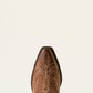 Round Up Collins D Toe Western Boot in Rafter Tan