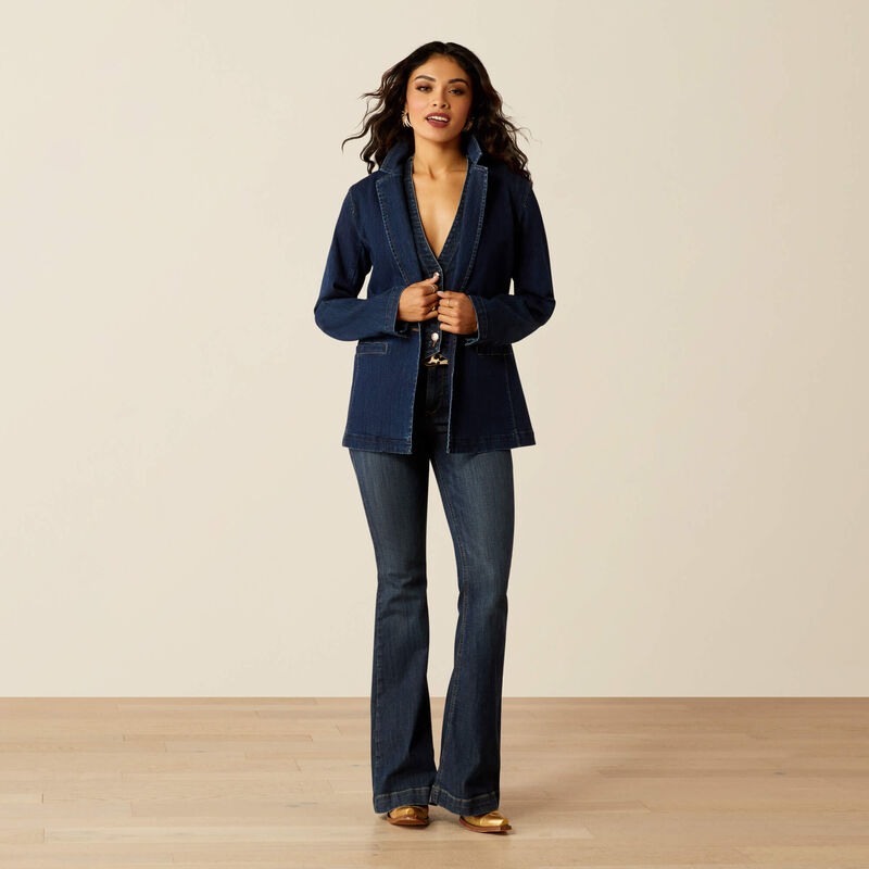 Ariat Women's Midnight Denim Blazer