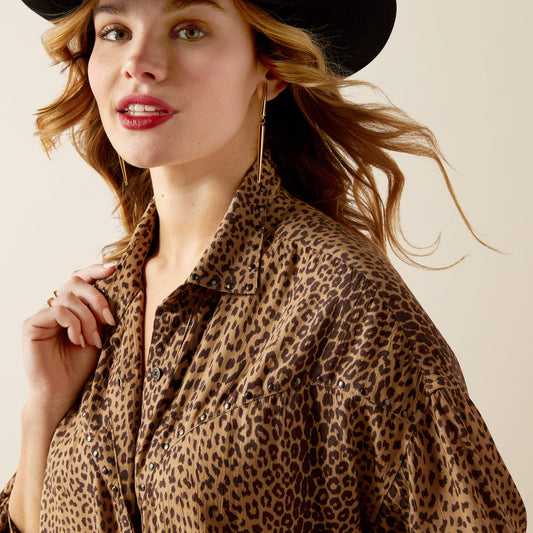 Ariat Women's Relaxed Leopard Shirt