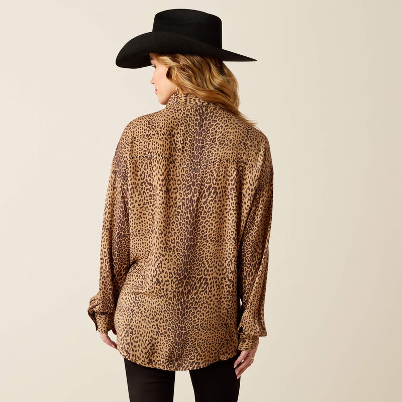 Ariat Women's Relaxed Leopard Shirt