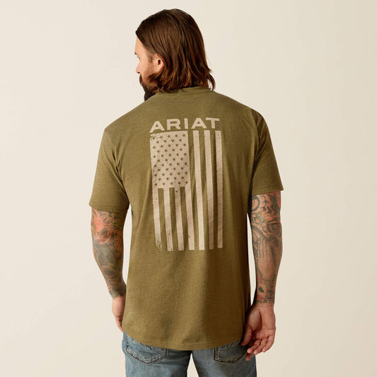 Ariat Military Heather Freedom Tee