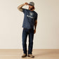 Ariat Men's Liberty USA Digi Camo Navy Tee