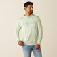 Ariat Rebar Sunblocker Craft Hooded T-Shirt in Laurel Green