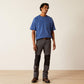 Ariat Rebar Cotton Strong Logo T-Shirt in Metal Blue