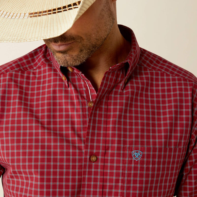 Ariat Pro Series Gadiel Classic Fit Shirt in Brick