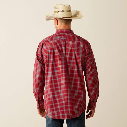 Ariat Pro Series Gadiel Classic Fit Shirt in Brick