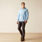 Ariat Rebar Sunblocker Hooded T-Shirt in Placid Blue