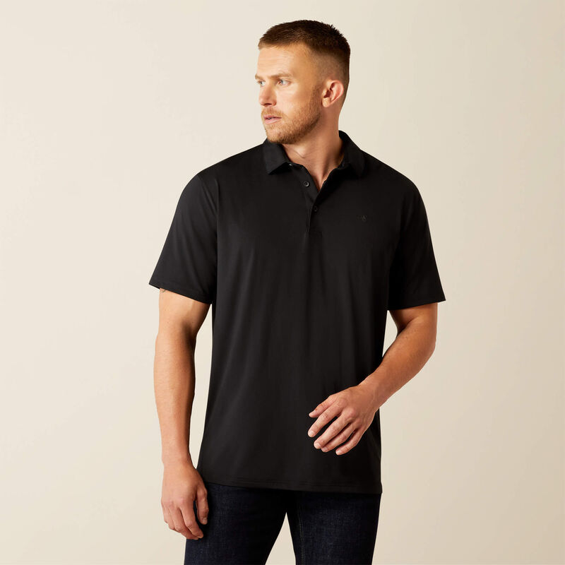 Ariat 360 Airflow Polo in Black