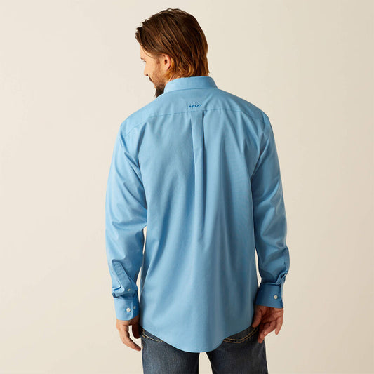 Ariat Wrinkle Free Blue Classic Fit Shirt