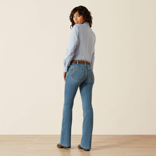 Ariat Perfect Rise Naz Boot Cut Jeans in Crete