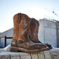 Ariat Activator VentTEK Waterproof Steel Toe Work Boot in Dark Brown & Wicker