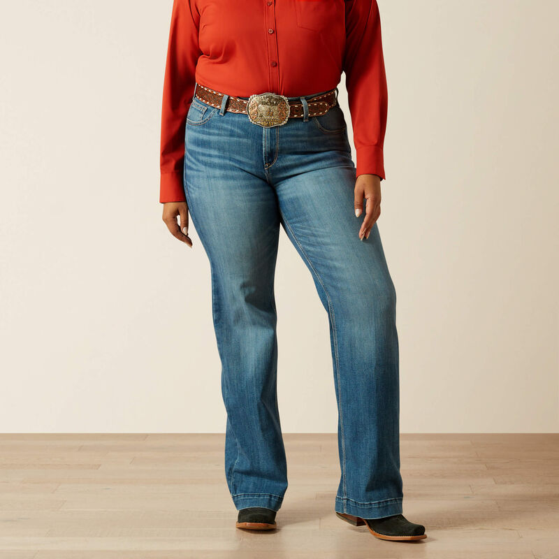Ariat Perfect Rise Isabelle Wide Trouser Jeans in Albuquerque
