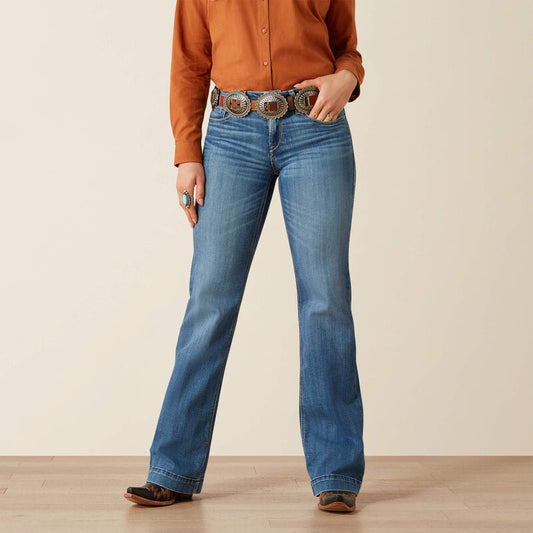 Ariat Perfect Rise Isabelle Wide Trouser Jeans in Albuquerque