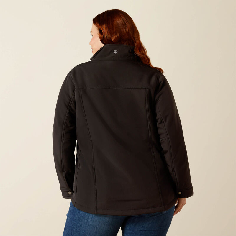 Ariat Berber Back Softshell Jacket in Black