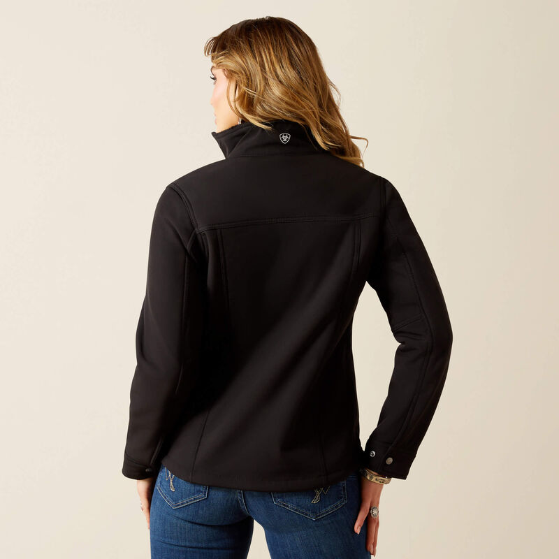 Ariat Berber Back Softshell Jacket in Black