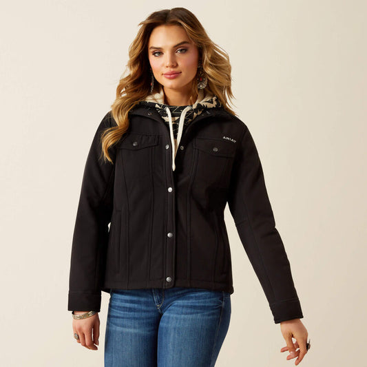 Ariat Berber Back Softshell Jacket in Black