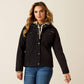 Ariat Berber Back Softshell Jacket in Black